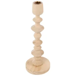 Bougeoir en pin naturel h33.5cm - Boise