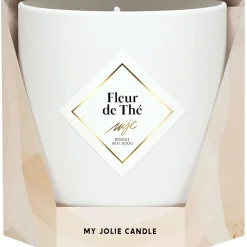Bougie Bijou Bracelet Or bille beige Fleur de thé 45h