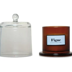 Bougie cloche parfumée Figue Boisée 20h