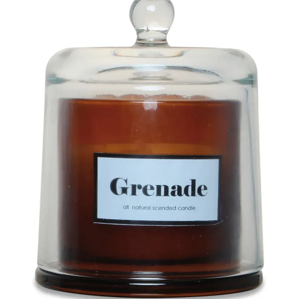 Bougie cloche parfumée Grenade Acidulée 50h
