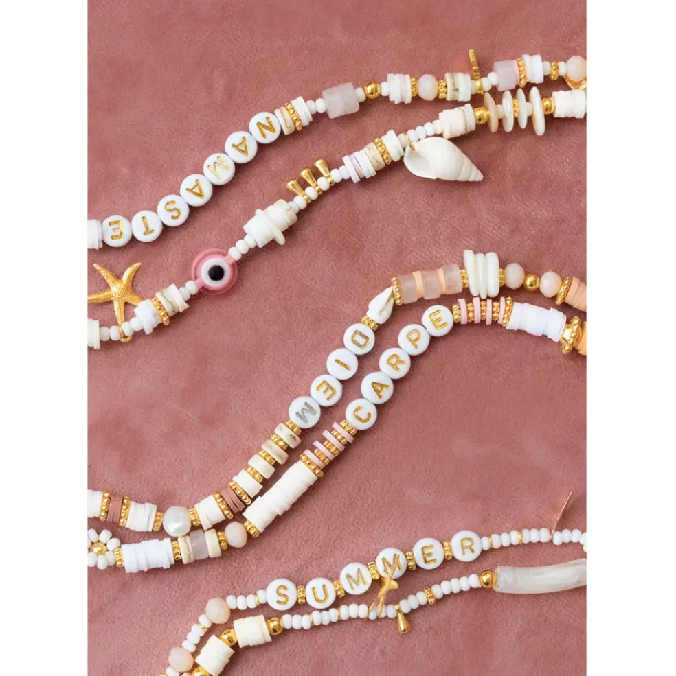 Bougie diy mes bijoux de téléphone en perles heishi