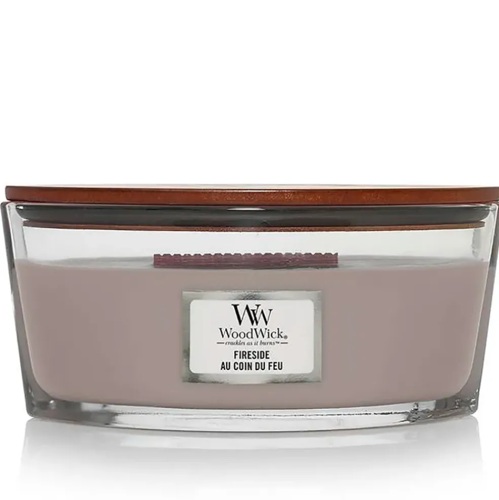 Bougie ellipse parfumée Coin du feu