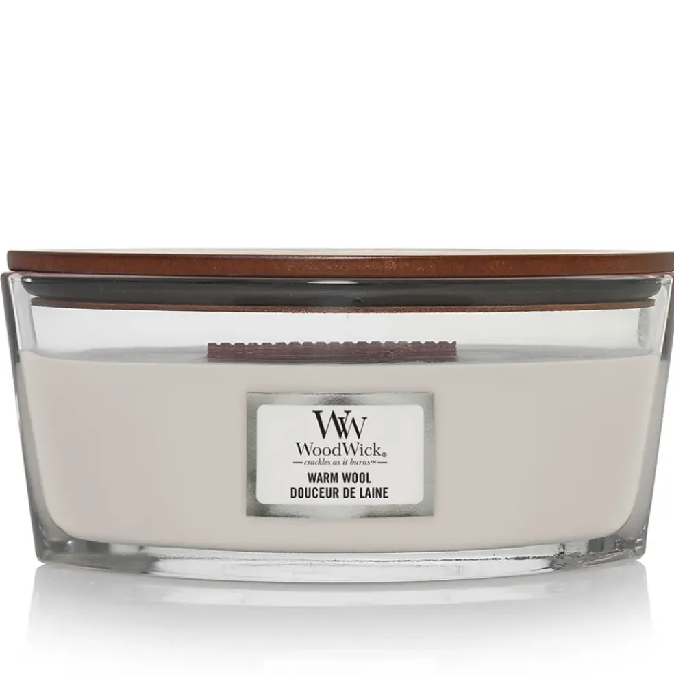 Bougie ellipse parfumée Douce de lain
