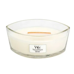 Bougie ellipse parfumée Teck Blanc