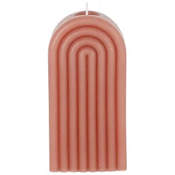 Bougie en cire rose poudre - Funny