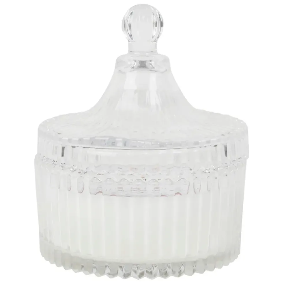 Bougie en verre senteur abricot 180g