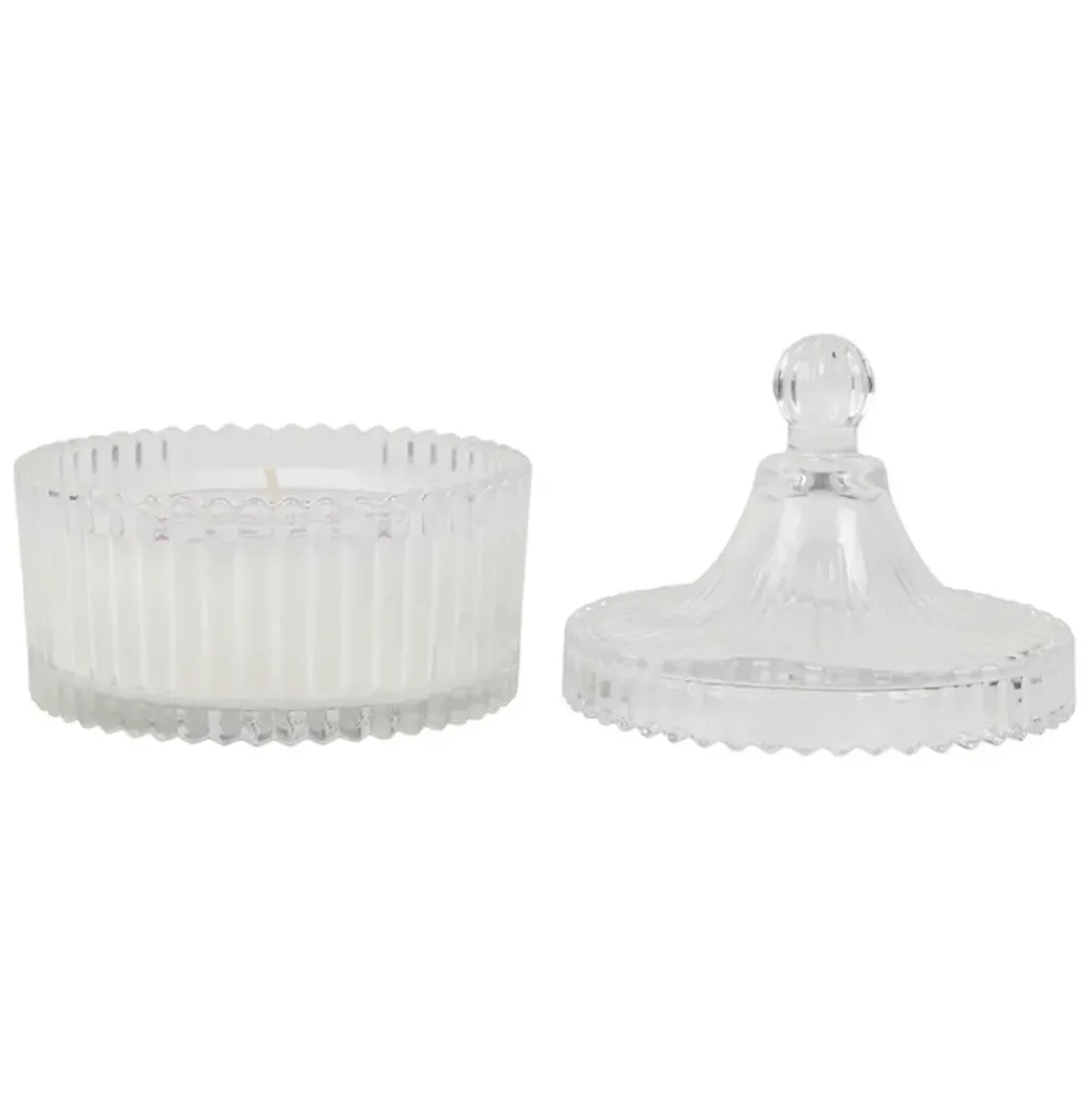 Bougie en verre senteur abricot 180g