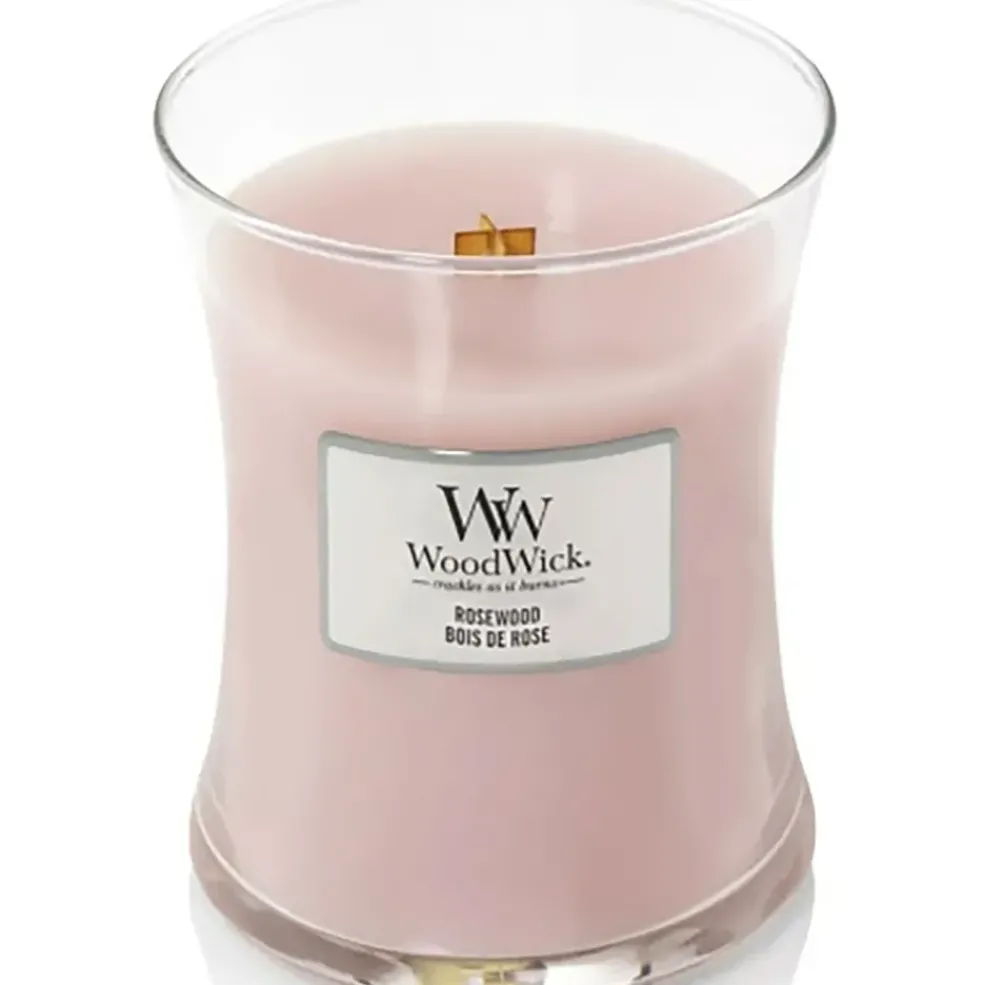 Bougie jarre parfumée Bois de rose 65h