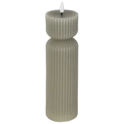 Bougie led pilier sauge h24.5cm