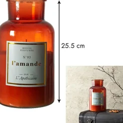 Bougie parfumée amande 110h - Apothicaire