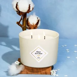 Bougie parfumée Fleur de coton 70h