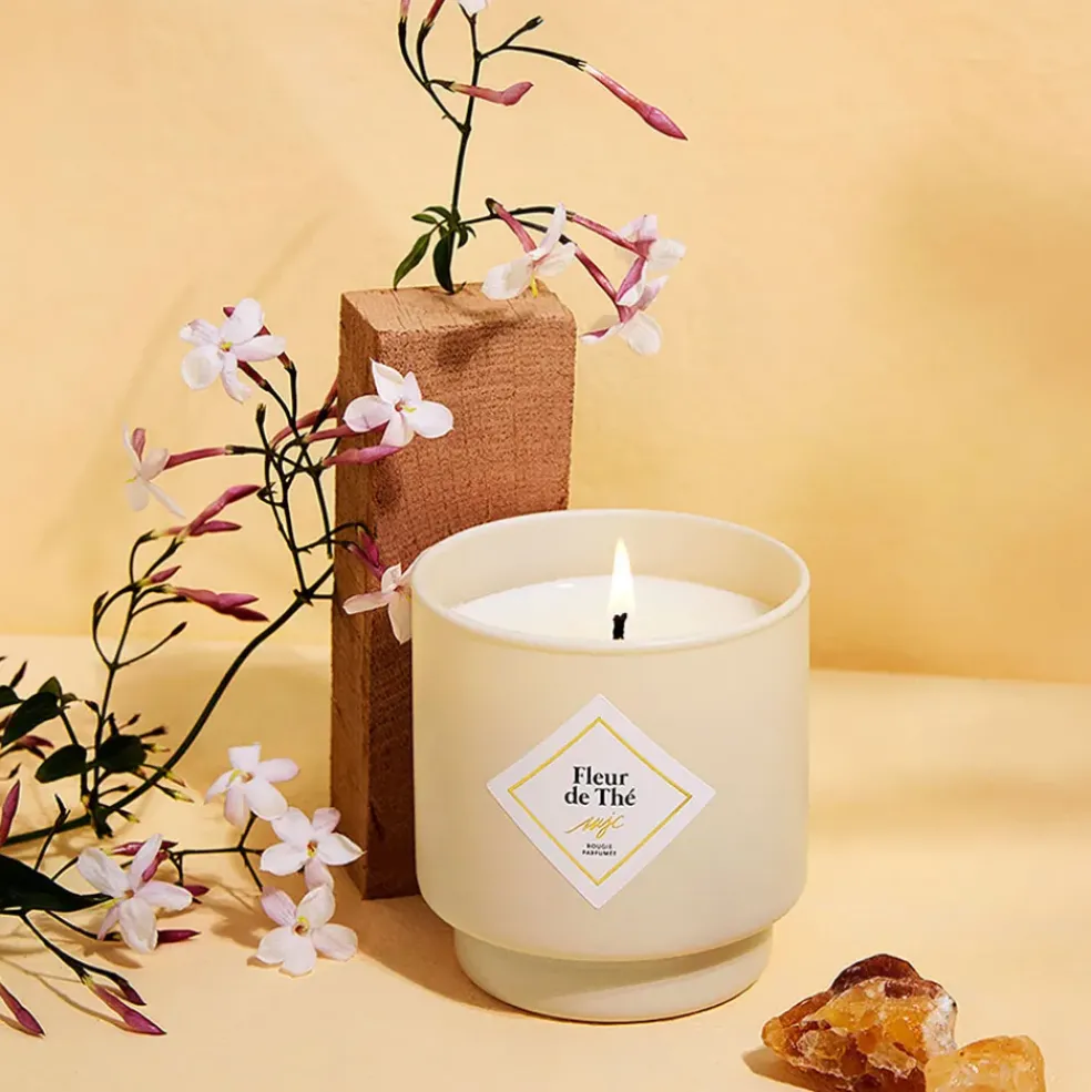 Bougie parfumée Fleur de thé 45h