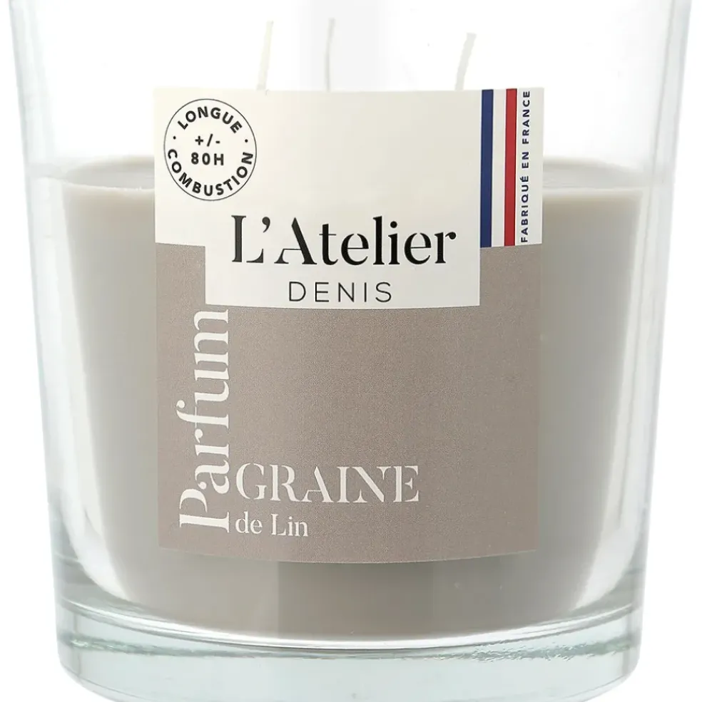Bougie parfumée Lin 80h