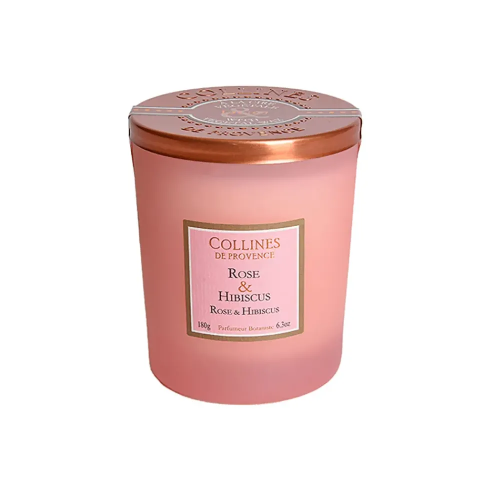 Bougie parfumée Rose et Hibiscus 40h