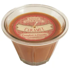 Bougie senteur caramel