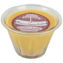 Bougie senteur moelleux pomme d12 - Bougie Gourmande