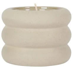Bougie senteur sunset en grès beige
