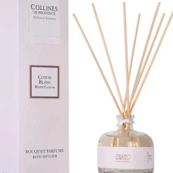 Bouquet parfume coton blanc