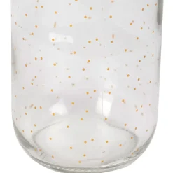 Bouteille en verre avec détails doré 1l - Famille