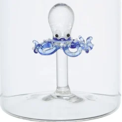Bouteille poulpe en verre borosilicate 1.5L - Océan