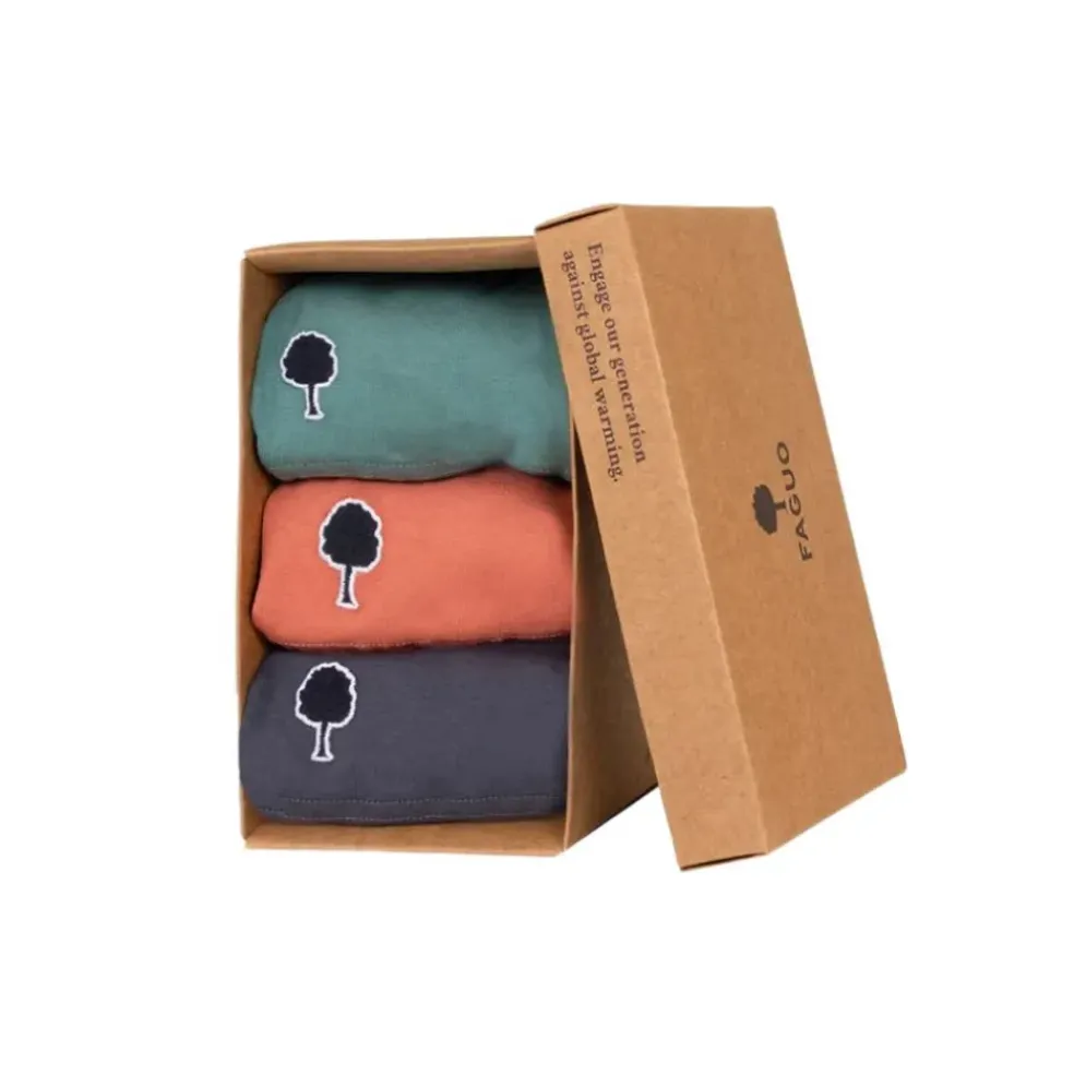 Boxer x3 bleu marine, rose et vert XL