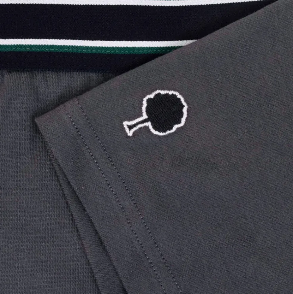 Boxer x3 bleu marine, rose et vert XL