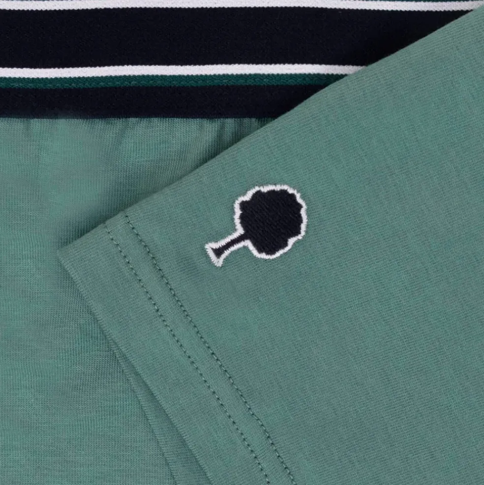Boxer x3 bleu marine, rose et vert XL