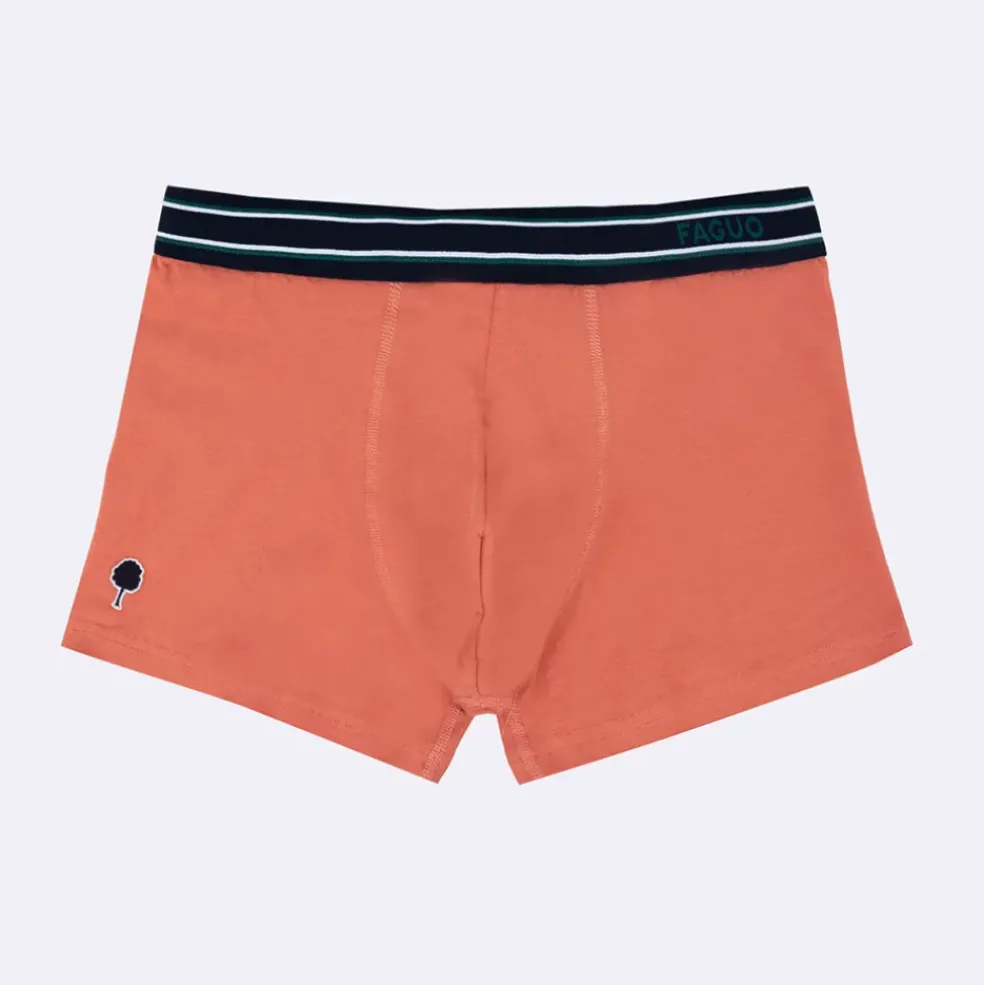 Boxer x3 bleu marine, rose et vert L