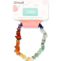 Bracelet 7 chakras mix chips