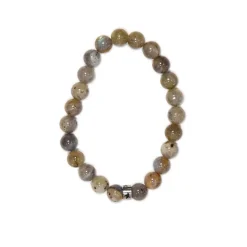 Bracelet labradorite perles rondes 8mm