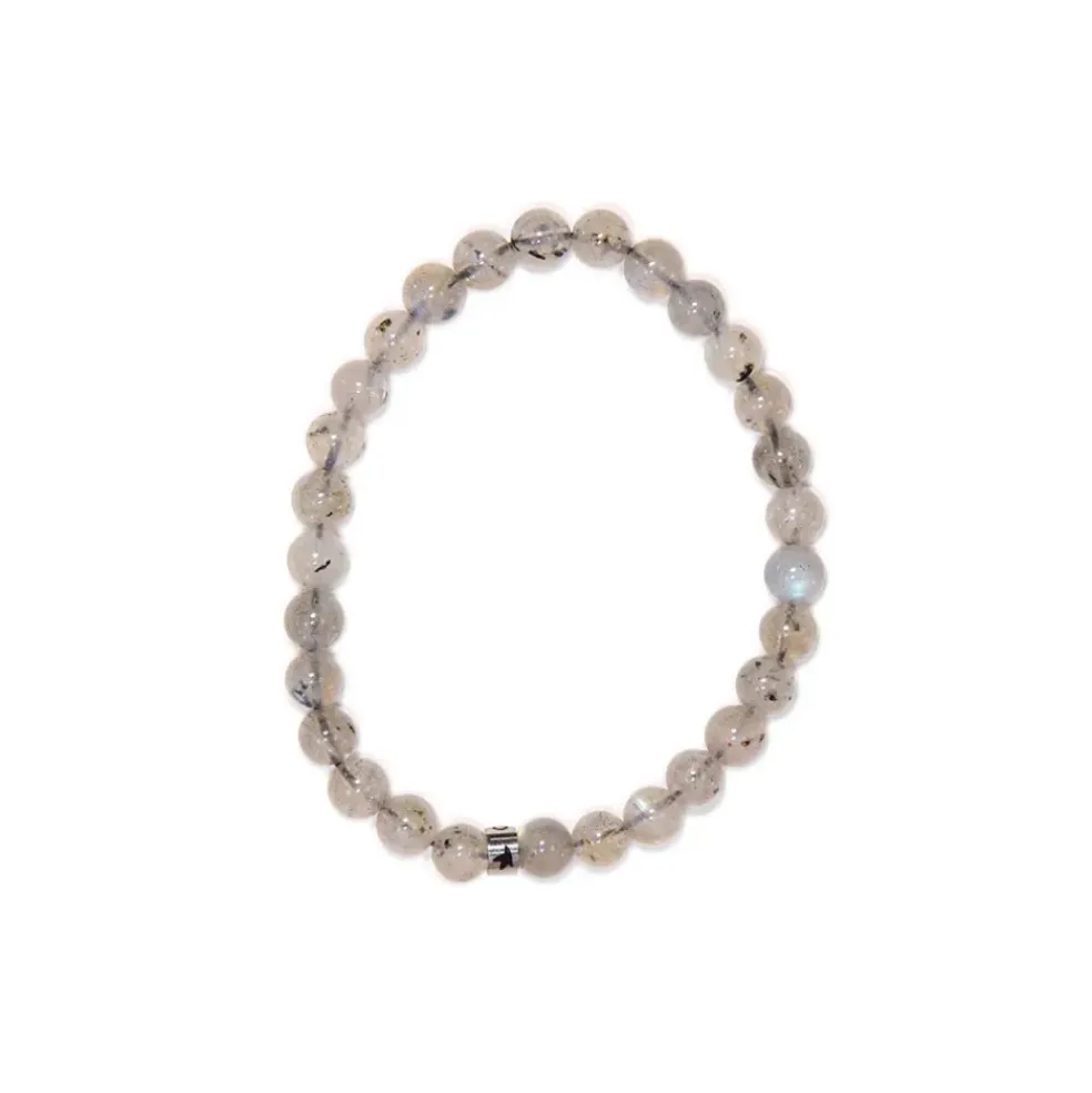 Bracelet labradorite perles rondes 6mm