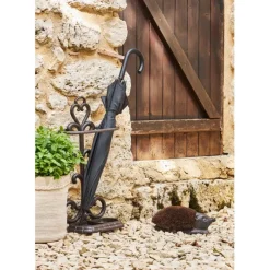 Brosse à chaussures hérisson en fonte