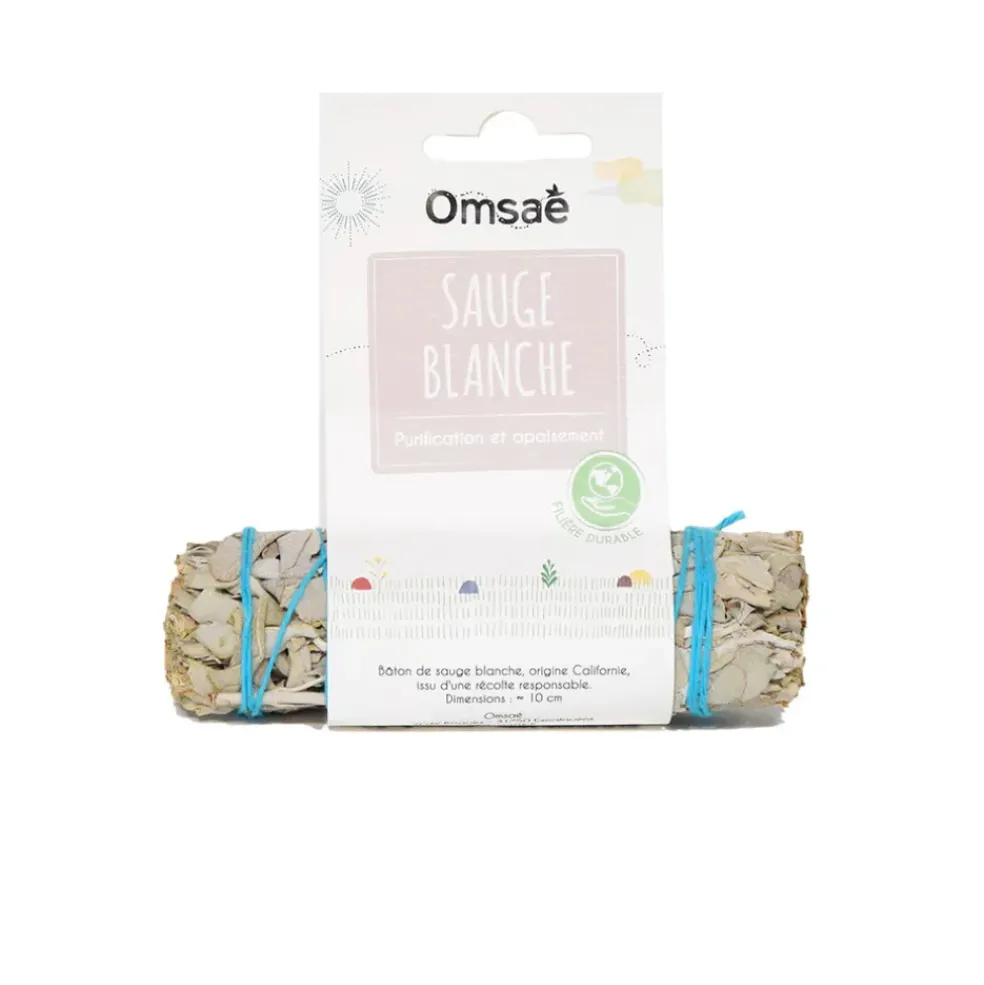 Bâton de sauge blanche 10cm