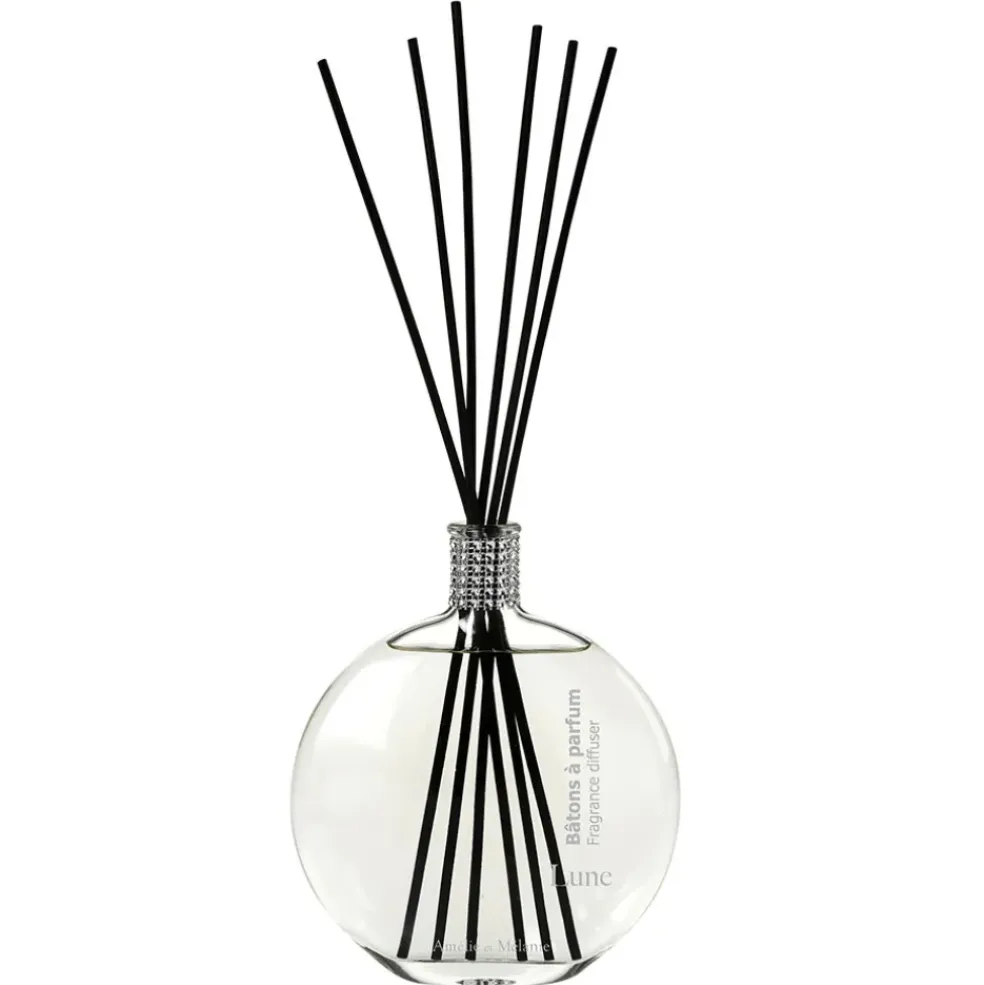 Bâtons à parfum coquelicot, pivoine, musc 500ml - Lune