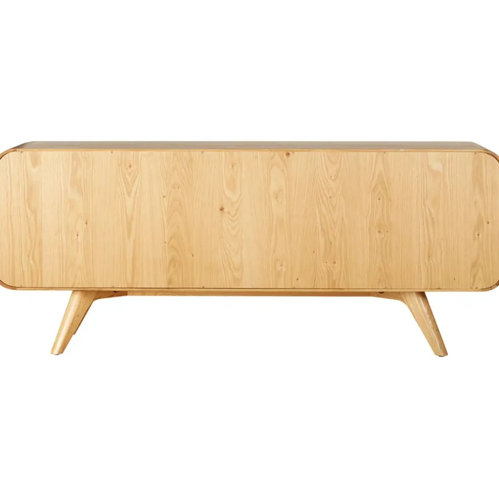 Buffet 4 portes en chene naturel l200cm - Sublime
