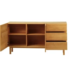 Buffet en chêne naturel 150x80cm - Paulo