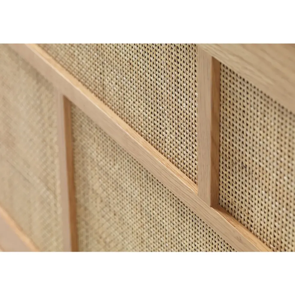 Buffet en placage chêne naturel h80cm - barrali