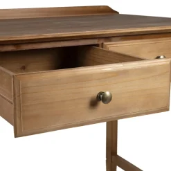 Bureau 3 tiroirs naturel en sapin - Firmin