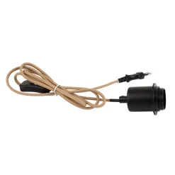 Cable éléctrique avec interrupteur 2m naturel