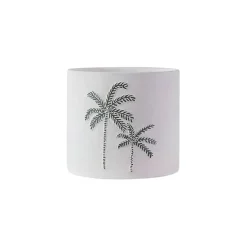 Cache pot en céramique Palmier d12cm