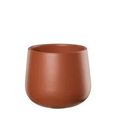 Cache pot en céramique terracotta d13.5cm