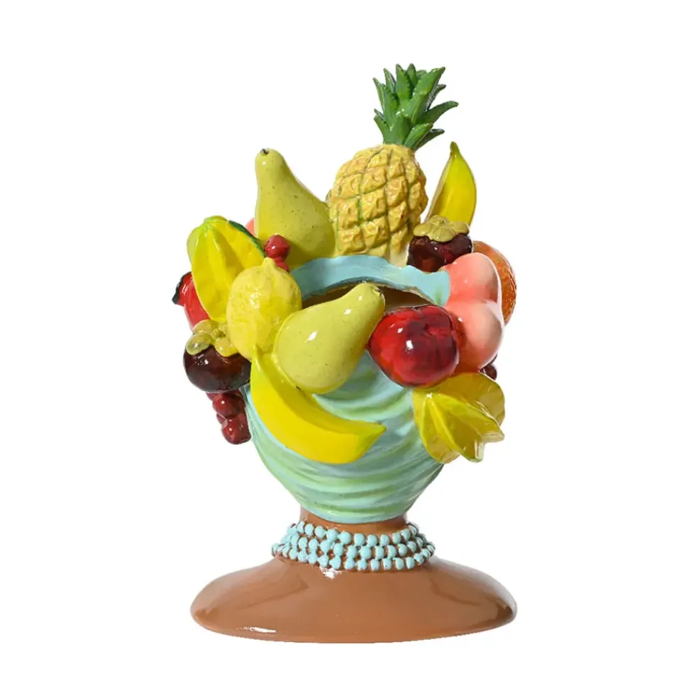 Cache pot femme fruits h23cm