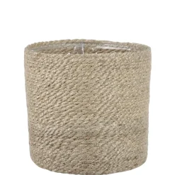 Cache-pot creme h20cm - atlantic