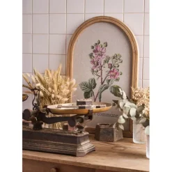 Cadre fleur horticoles en tissu et sapin 40x60cm - Horticole