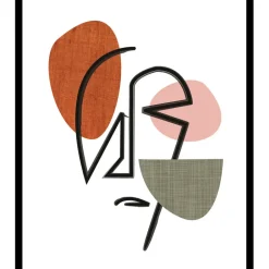 Cadre image luluwa visage 40x50cm