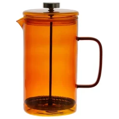 Cafetière à piston café ambre 75cl en verre