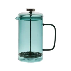 Cafetière à piston café vert 75cl en verre