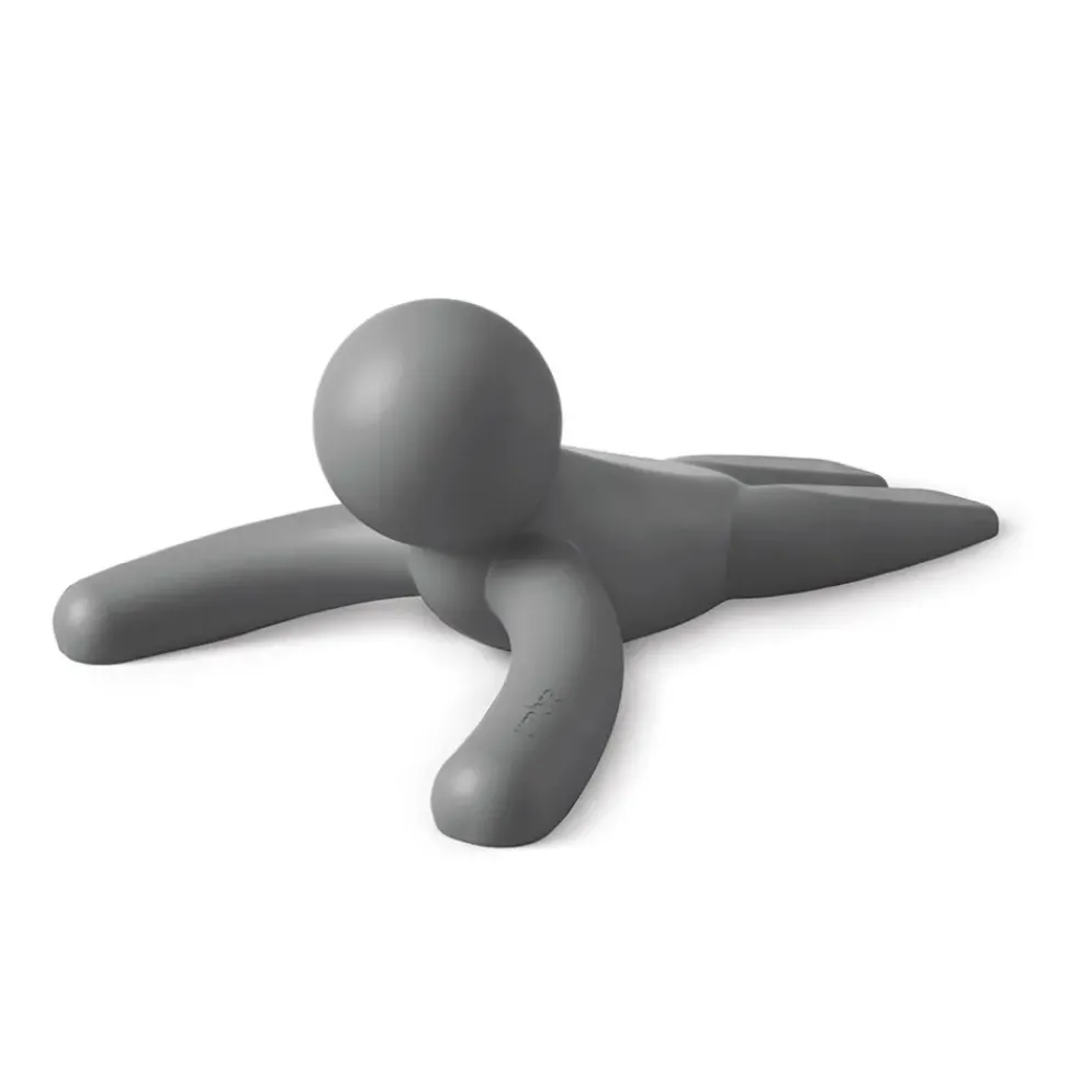 Cale-porte buddy doorstop gris