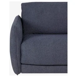 Canapé convertible 2 places tissu bleu marine - Milano