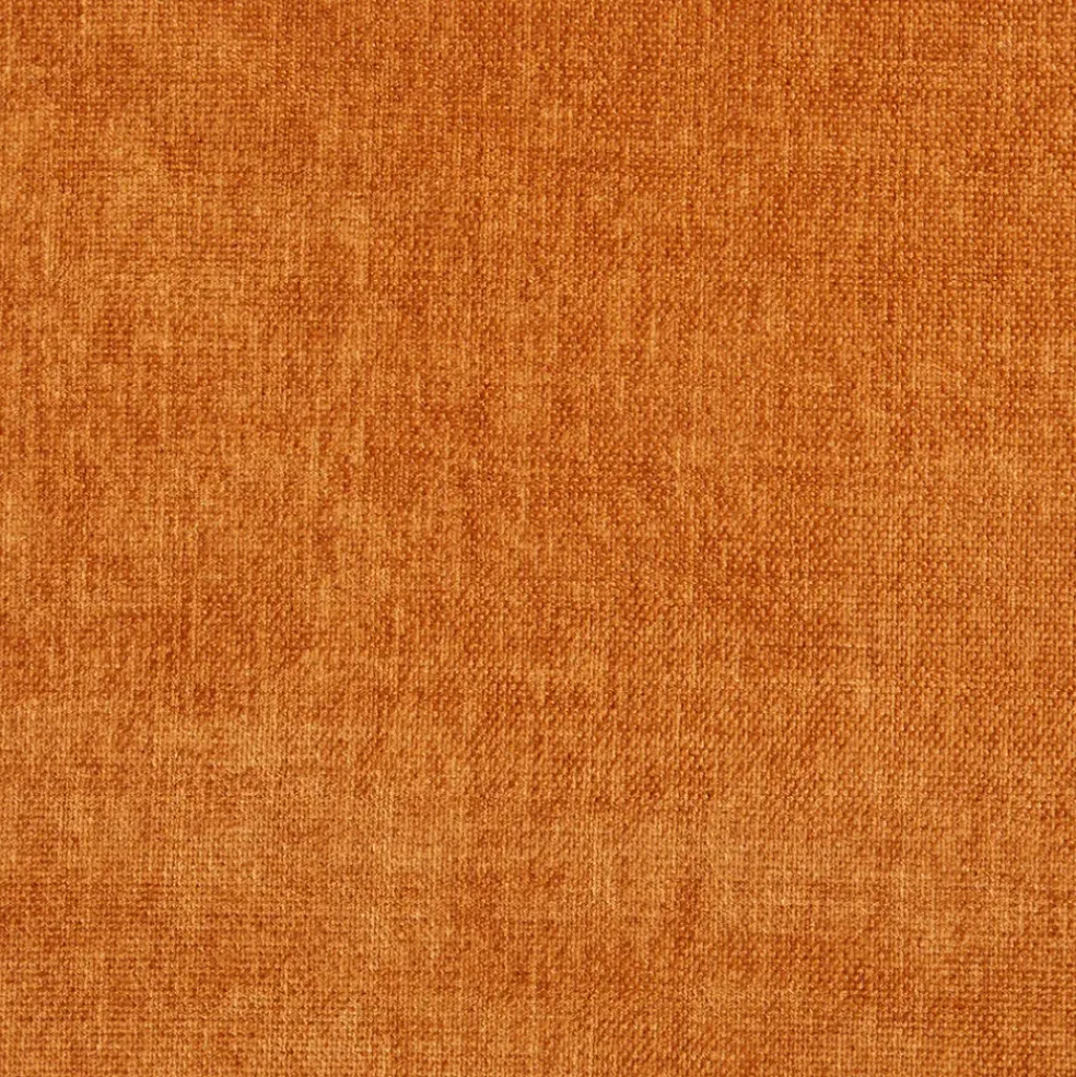 Canapé fixe 3 places AXEL - Velours Texturé - Dany Ocre